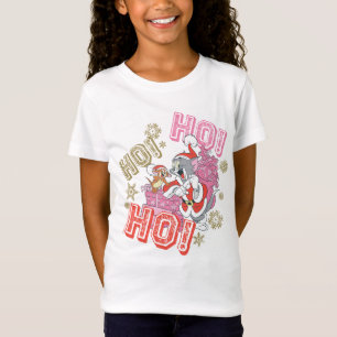 Tom en Jerry "Ho! Ho! Ho!" Santa Cft-levering T-shirt