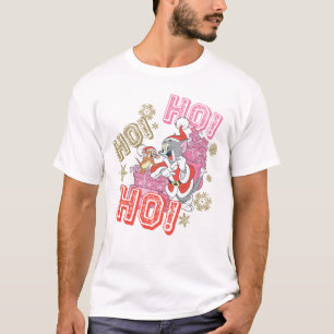 Tom en Jerry "Ho! Ho! Ho!" Santa Cft-levering T-shirt