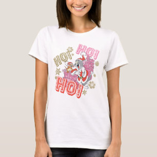Tom en Jerry "Ho! Ho! Ho!" Santa Cft-levering T-shirt