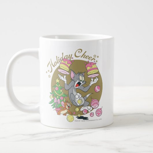 Tom en Jerry Holiday Cheer Extra Grote Beker (Links)
