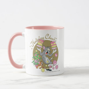 Tom en Jerry Holiday Cheer Mok