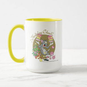 Tom en Jerry Holiday Cheer Mok