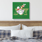 Tom en Jerry Holiday Joy Canvas Afdruk (Insitu (Slaapkamer))