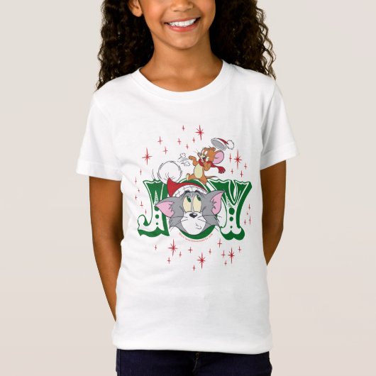 Tom en Jerry Holiday Joy T-shirt (Voorkant)