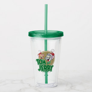 Tom en Jerry Holiday Logo Acryl Drinkbeker
