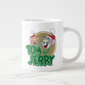 Tom en Jerry Holiday Logo Extra Grote Beker (Rechts)