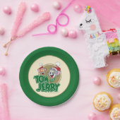 Tom en Jerry Holiday Logo Papieren Bordje (Feest)