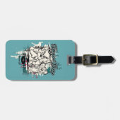 Tom en Jerry Hollywood CA Bagagelabel (Voorkant horizontaal)