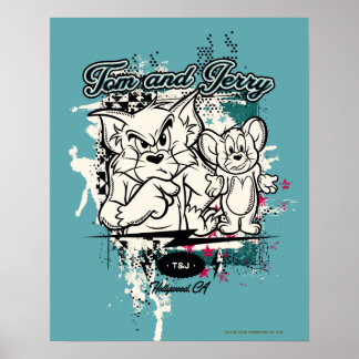 Tom en Jerry Hollywood CA Poster