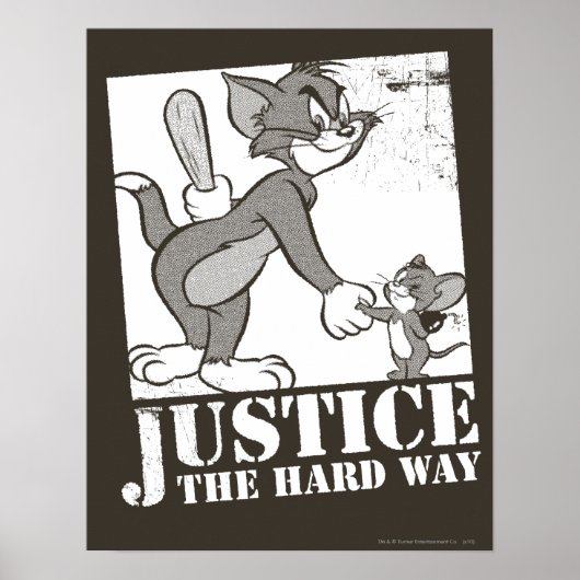 Tom en Jerry Justice de harde weg Poster (Voorkant)