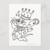Tom en Jerry King Jerry Briefkaart (Voorkant)