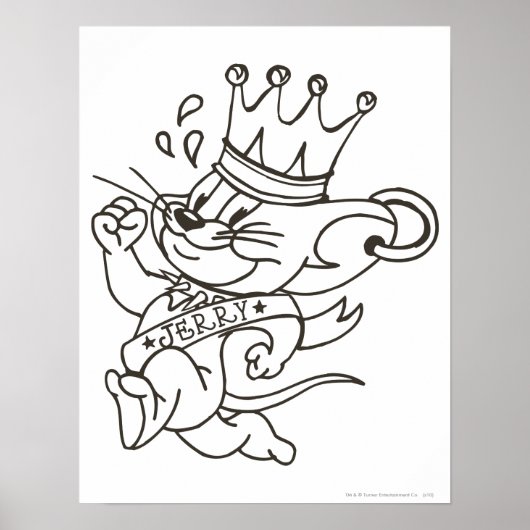 Tom en Jerry King Jerry Poster (Voorkant)