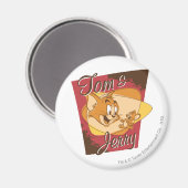 Tom en Jerry Logo 2 Magneet (Voorkant / Achterkant)