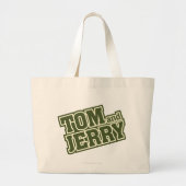 Tom en Jerry Logo 3 Grote Tote Bag (Voorkant)