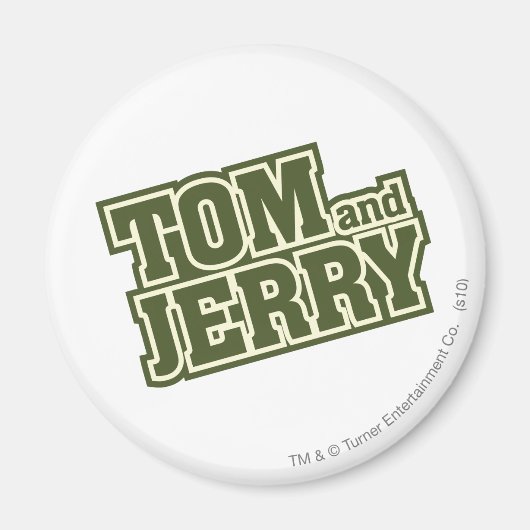 Tom en Jerry Logo 3 Magneet (Voorkant)