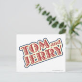Tom en Jerry Logo Briefkaart (Staand voorkant)