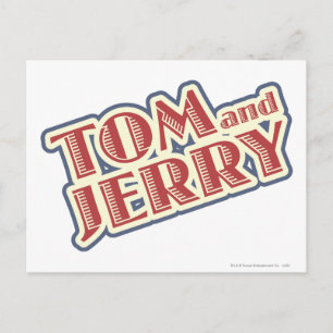 Tom en Jerry Logo Briefkaart