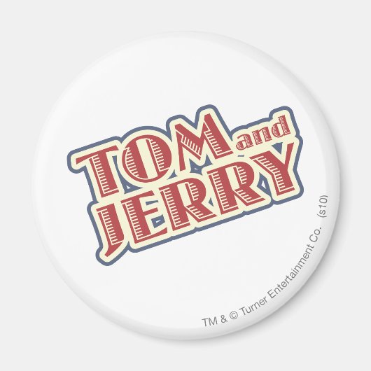 Tom en Jerry Logo Magneet (Voorkant)