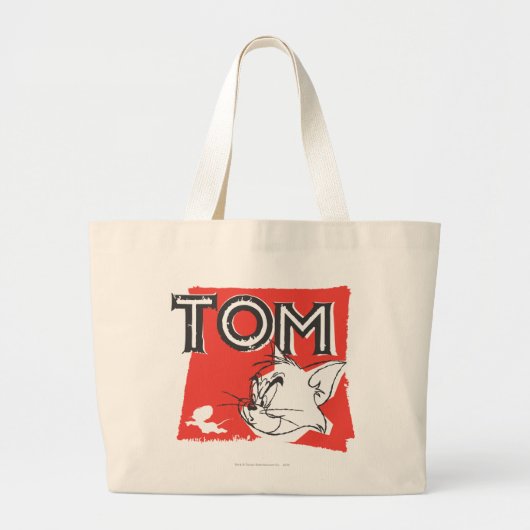 Tom en Jerry Mad Cat Grote Tote Bag (Voorkant)