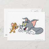 Tom en Jerry Make Faces Briefkaart (Voorkant / Achterkant)