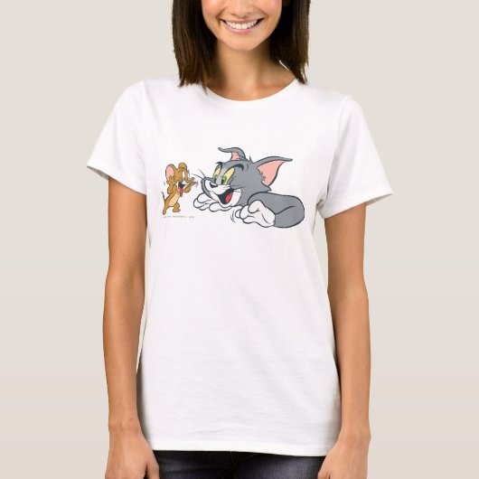 Tom en Jerry Make Faces T-shirt (Voorkant)