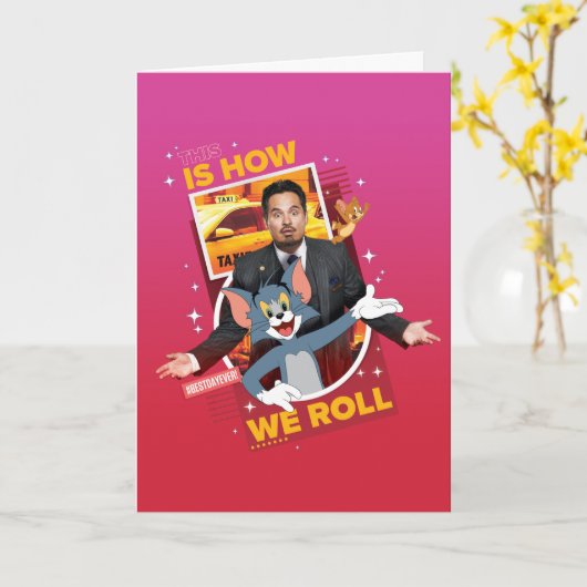 Tom en Jerry met Terrance - zo rollen we Kaart (Gele Bloem)