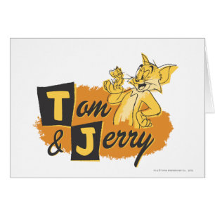 Tom en Jerry Mouse in Paw Logo