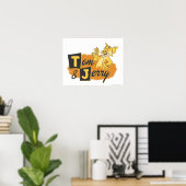 Tom en Jerry Mouse in Paw Logo Poster (Thuiskantoor)