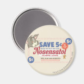 Tom en Jerry Nosensatol Coupon Magneet (Voorkant / Achterkant)