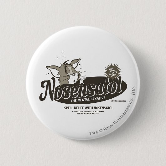 Tom en Jerry Nosensatol Ronde Button 5,7 Cm (Voorkant)