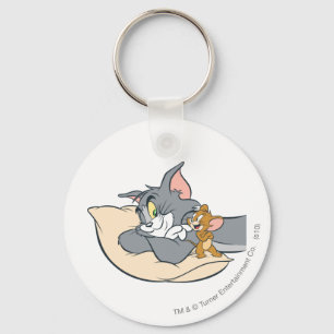 Tom en Jerry On Pillow Sleutelhanger