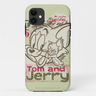 Tom en Jerry Pink en Green iPhone 11 Hoesje