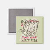 Tom en Jerry Pink en Green Magneet (Voorkant / Achterkant)