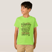 Tom en Jerry Pink en Green T-shirt (Voorkant volledig)