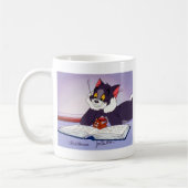 Tom en Jerry Reading Book Automatisch graded Koffiemok (Links)