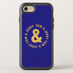 Tom en Jerry Ronde Logo 4 OtterBox Symmetry iPhone 8/7 Hoesje