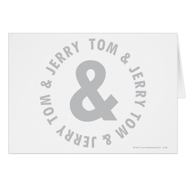 Tom en Jerry Round Logo 2 (Voorkant Horizontaal)