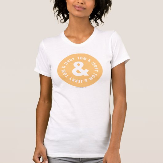 Tom en Jerry Round Logo 5 T-shirt (Voorkant)