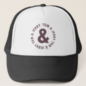 Tom en Jerry Round Logo 8 Trucker Pet (Voorkant)