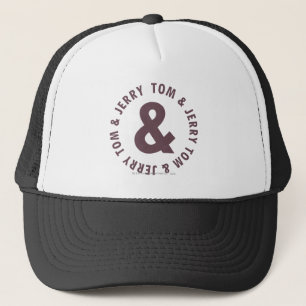 Tom en Jerry Round Logo 8 Trucker Pet