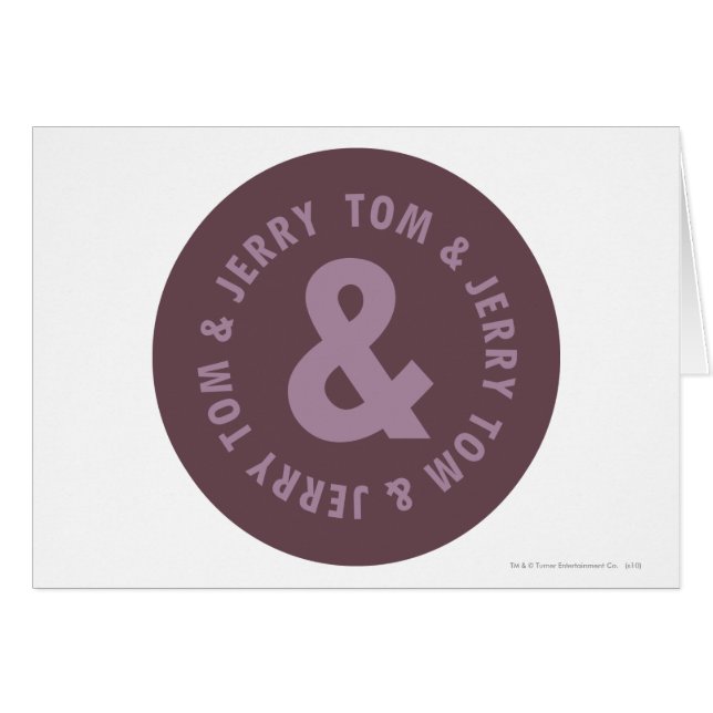 Tom en Jerry Round Logo 9 (Voorkant Horizontaal)