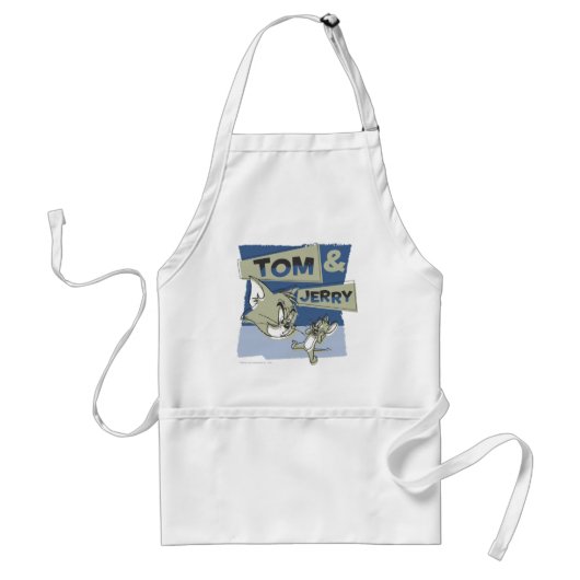 Tom en Jerry Scaredey Mouse Standaard Schort (Voorkant)