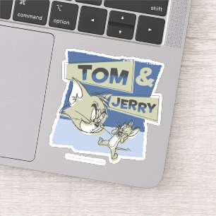 Tom en Jerry Scaredey Mouse Sticker