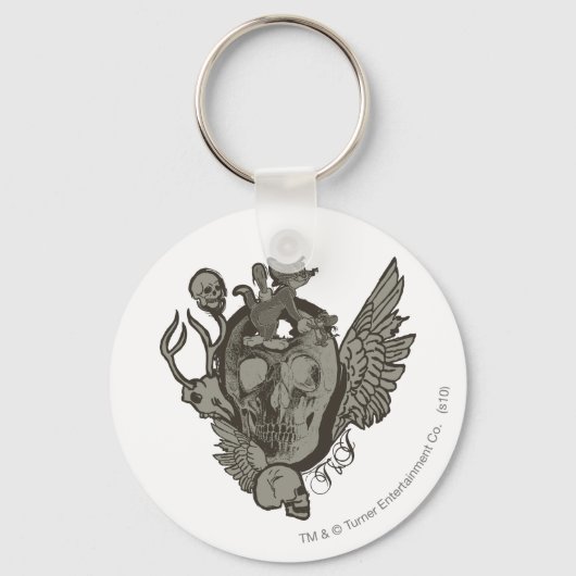 Tom en Jerry Skull Sleutelhanger (Voorkant)