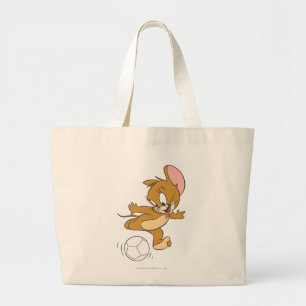 Tom en Jerry Soccer (Football) 2 Grote Tote Bag