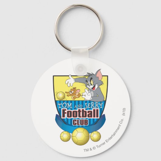 Tom en Jerry Soccer (Football) 5 Sleutelhanger (Voorkant)