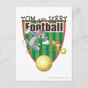 Tom en Jerry Soccer (Football) 6 Briefkaart
