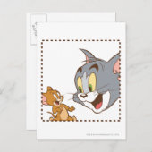 Tom en Jerry Stamp Briefkaart (Voorkant / Achterkant)