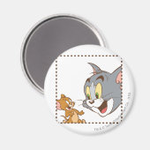 Tom en Jerry Stamp Magneet (Voorkant / Achterkant)