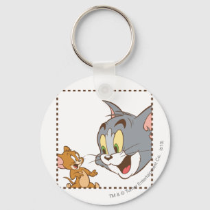 Tom en Jerry Stamp Sleutelhanger